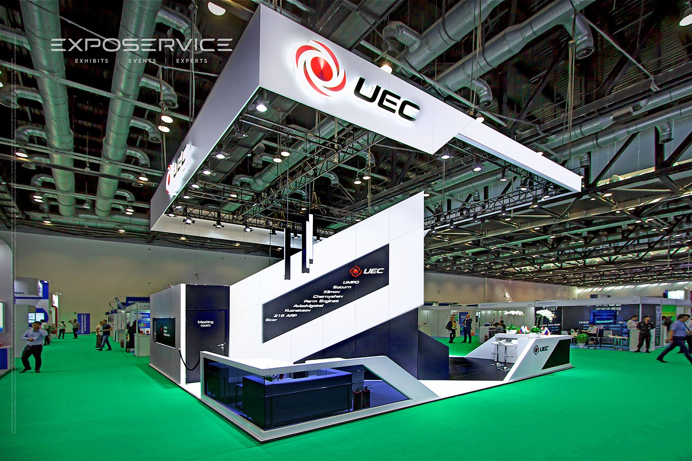 UEC展臺搭建設(shè)計(jì)現(xiàn)場圖