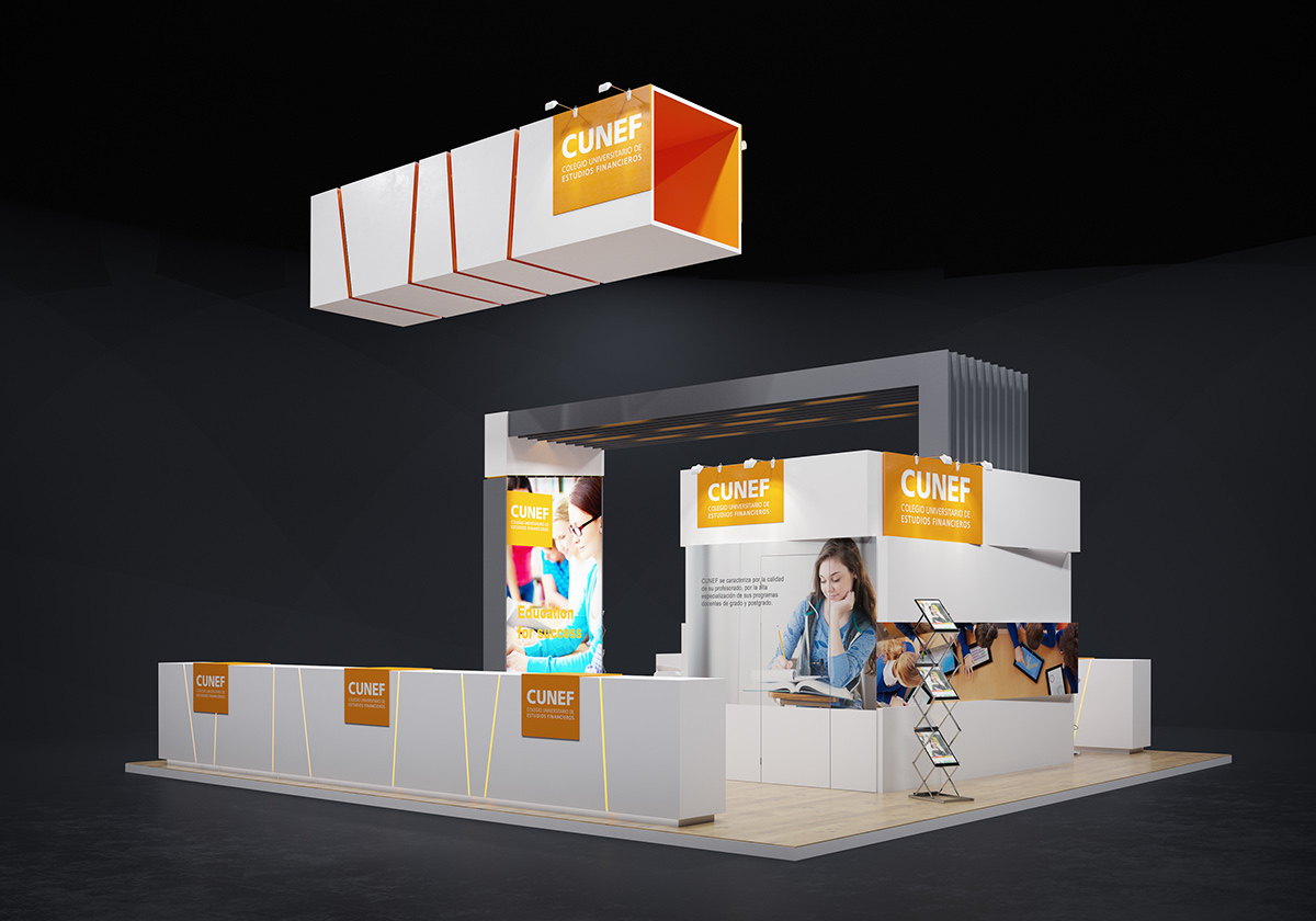 CUNEF展臺設(shè)計(jì)方案