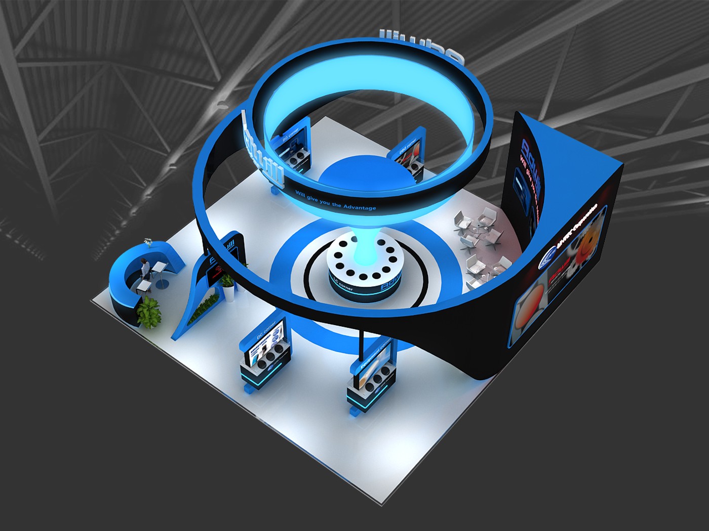 LINTEC 琳得科展臺設(shè)計方案