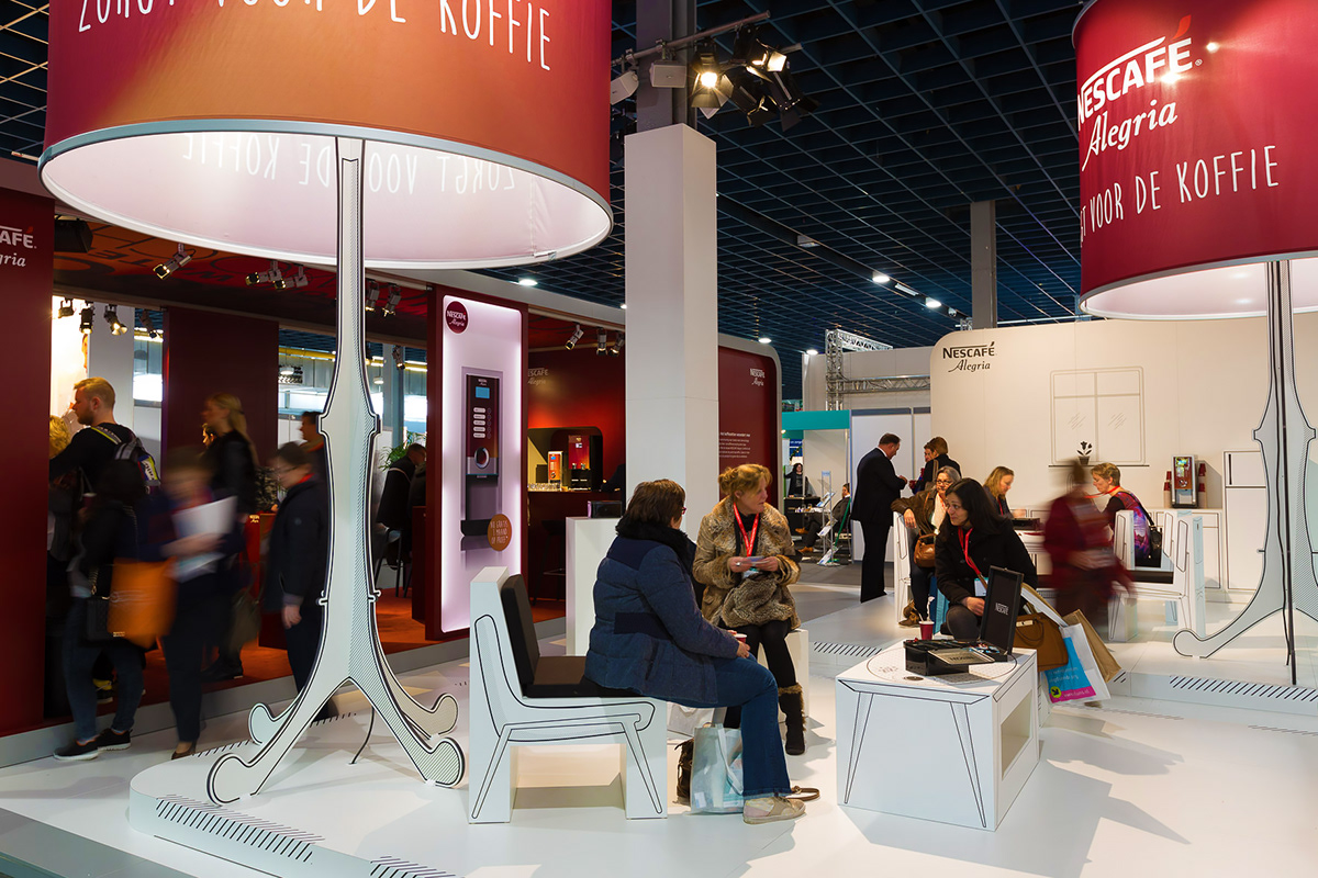 NESCAFE國(guó)外展臺(tái)設(shè)計(jì)