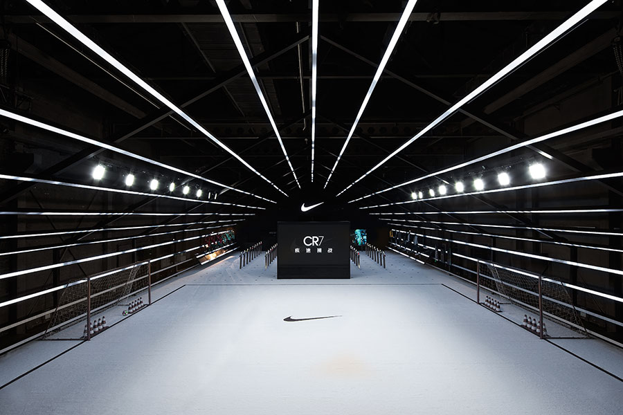 2018耐克室內(nèi)展臺(tái)設(shè)計(jì)方案