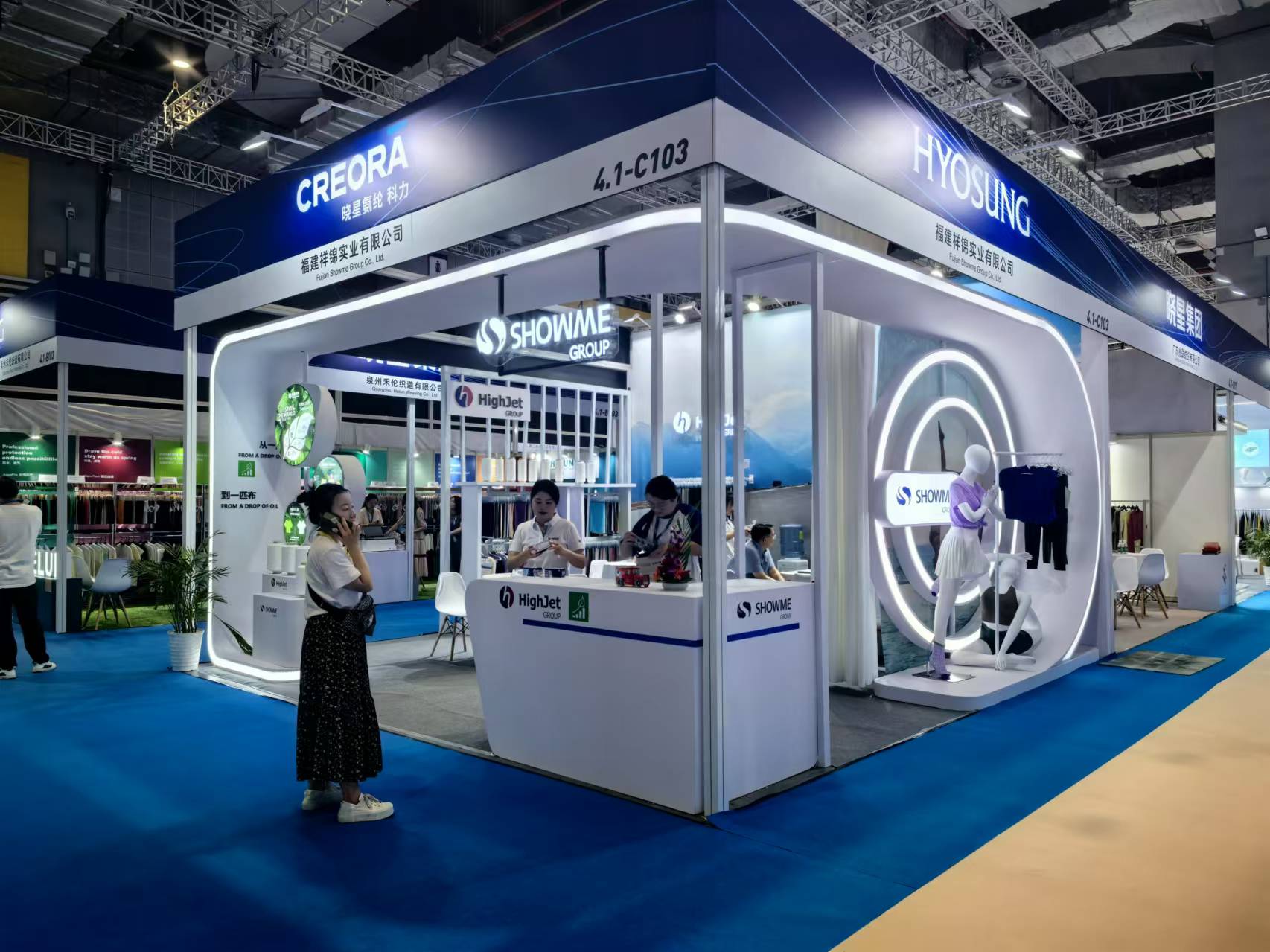 祥錦面料展臺設(shè)計(jì)搭建