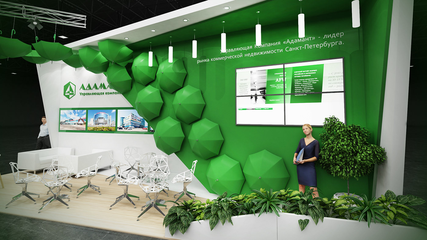 三面開口展覽設(shè)計(jì)