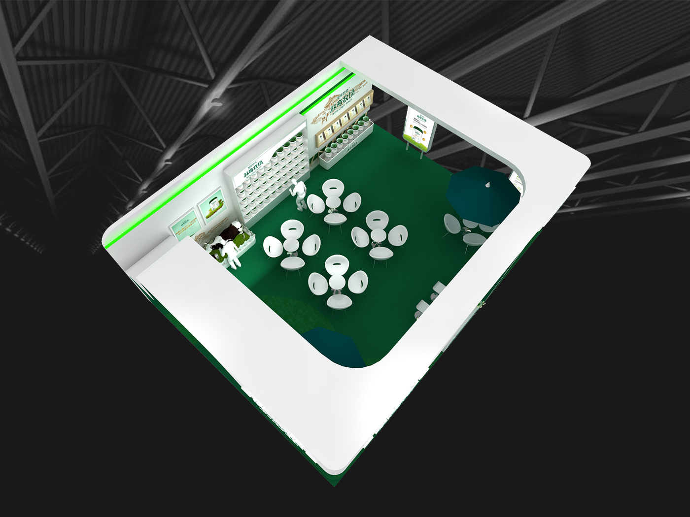 林奇牧場展臺設(shè)計(jì)