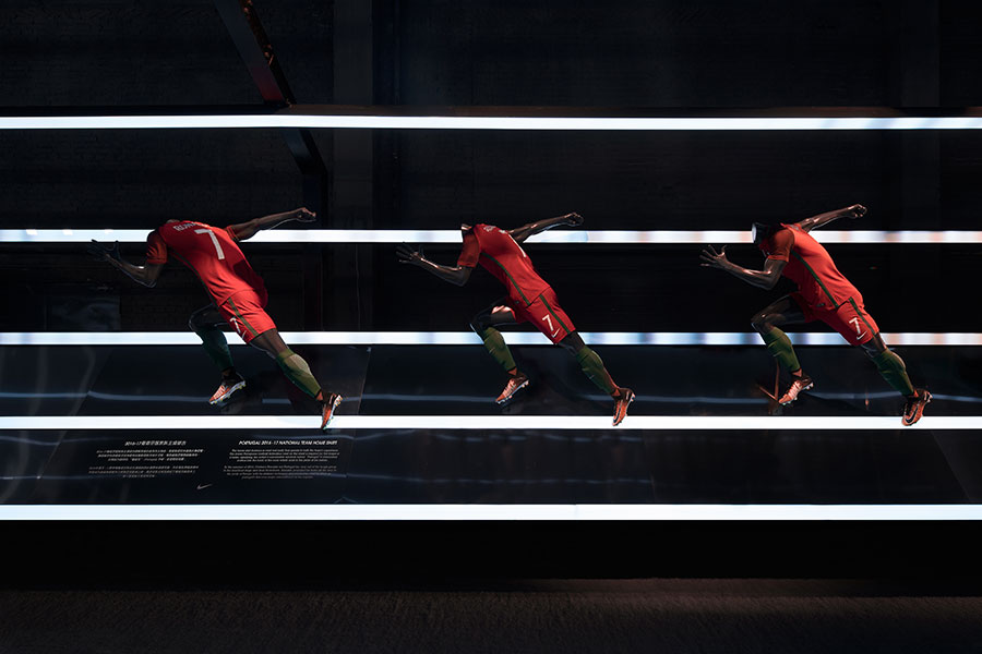 2018耐克室內(nèi)展臺(tái)設(shè)計(jì)方案